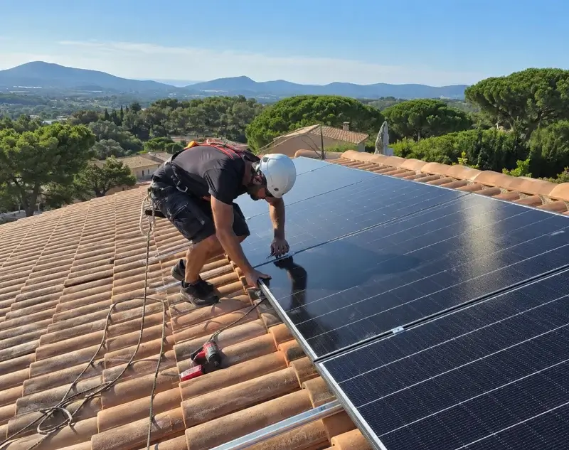 Installateur panneaux solaires Groléjac — pose photovoltaïque sur toiture